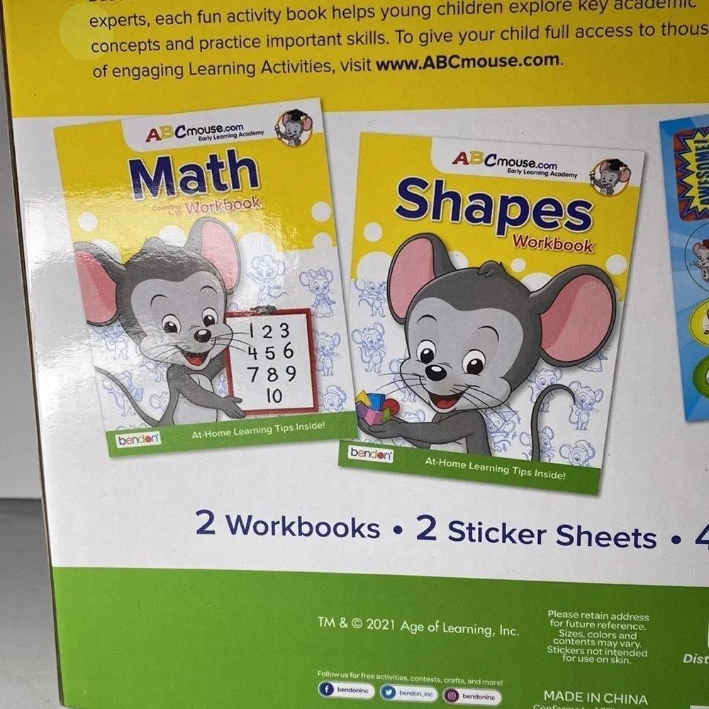 🔵 NIB ABCmouse.com Letters And Shapes Learn-At-Home Activity Set - Picture 7 of 7